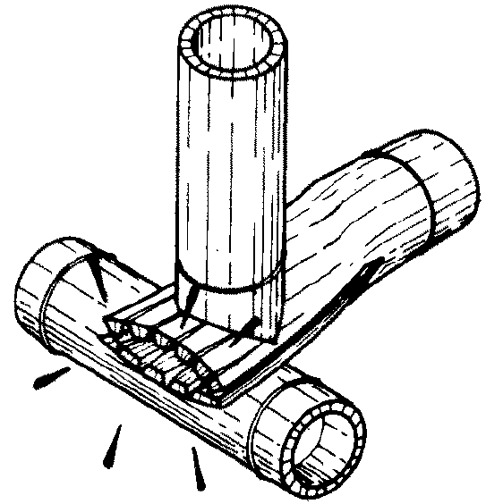 Compressive force transfer through a joint